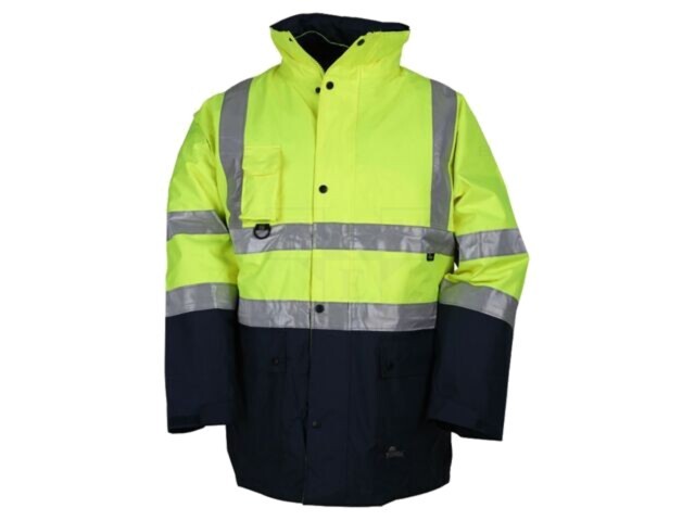 Jachetă de lucru VIZWELL XL galben-bleumarin