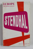 EUROPE - REVUE LITTERAIRE MENSUELLE , SUBJET - STEHNDHAL , JUILLET - AOUT , 1972