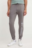 Columbia pantaloni CSC Logo bărbați, culoarea gri, material uni 1911601