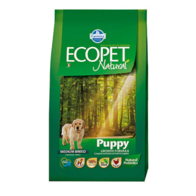 Hrana Uscata Farmina pentru Caini Ecopet Natural Puppy, 12 kg foto
