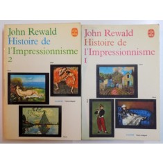 HISTOIRE DE L&#039;IMPRESSIONNISME par JOHN REWALD , VOL I - II , 1955