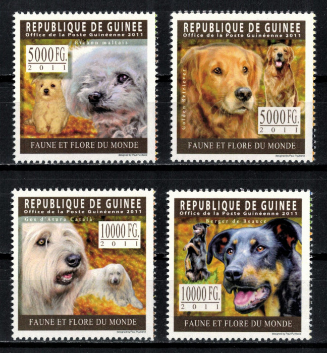 GUINEEA - 2010 - Caini /serie completa MNH