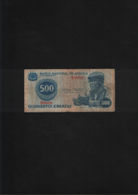 Angola 500 kwanzas 1979 seria690126 foto