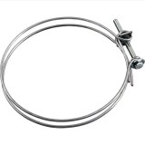 Set 2 coliere din sarma, strangere pe surub, pentru furtunuri 39x44mm, Venus Dsh, 490385