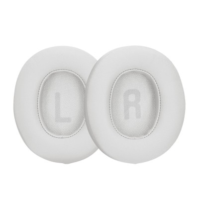 Set 2 Perne de urechi Kwmobile pentru JBL Tune T760NC/Tune T750BTNC/Tune T710BT, Alb, Piele ecologica, KWM000018ER003C foto