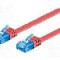 Cablu patch cord, Cat 6a, lungime 2m, U/UTP, Goobay - 96322