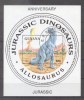 Guyana 1993 Prehistoric animals Jurassic perf sheet used L.120, Stampilat