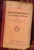 A. Lemoine / Arithmetique du certificat d etudes 1929
