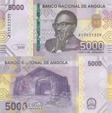 ANGOLA █ bancnota █ 5000 Kwanzas █ 2020 █ UNC █ necirculata