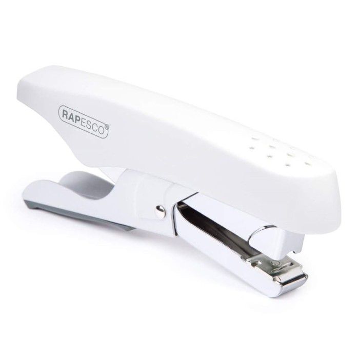 Capsator hartie tip cleste 45 coli metalic alb caspe 24/6 Rapesco Eco Capsator metalic tip cleste Rapesco Eco 45 coli alb