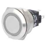 Intrerupator anti-vandalism, ON-(ON), &Oslash;22mm, EAO, 82-6151.1153