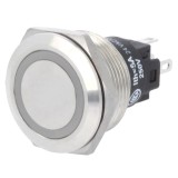 Intrerupator anti-vandalism, ON-ON, &Oslash;22mm, EAO, 82-6151.2134