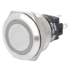 Intrerupator anti-vandalism, ON-(ON), &amp;Oslash;22mm, EAO, 82-6151.1133 foto