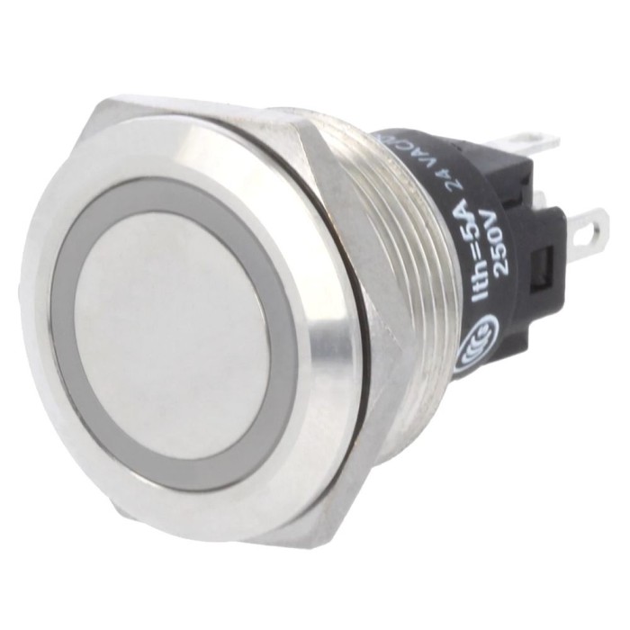 Intrerupator anti-vandalism, ON-ON, &Oslash;22mm, EAO, 82-6154.11A4