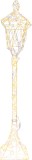 Lampa stradala decorativa de Craciun MagicHome, 600 LED, IP44, 118 cm