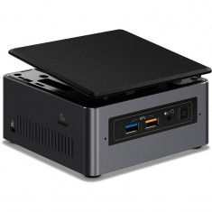 Barebone Intel NUC7I5BNH Intel Core i5-7260U 2x DDR4 M.2 SSD HDD 2.5 inch WiFi Bluetooth HDMI USB Type C Black foto