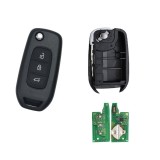 Cheie Briceag Renault Clio 5, 2021-2024,3 Butoane, HITAG AES 4A NCF296XMTT, 433MHz, Lamela VA2T