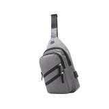 Geanta pentru barbati, Gri, 18x8x32 cm, ATU-082481, Oem