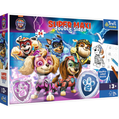 PUZZLE TREFL PRIMO 24 SUPER MAXI PATRULA CATELUSILOR ECHIPA IN ACTIUNE SuperHeroes ToysZone foto