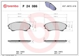 BREMBO P 24 086 PRIME LINE set placute frana,frana disc