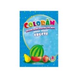 Fructe. Desene mari pentru cei mici rom&acirc;nă-engleză - Paperback - Eurobookids