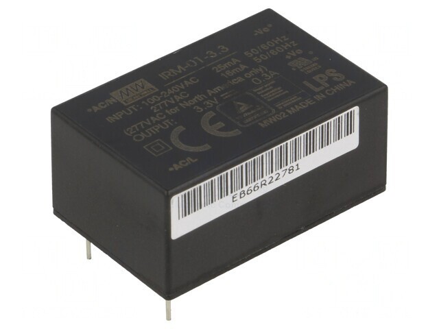 Convertor AC/DC 1W 3,3VDC