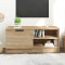 vidaXL Comodă TV, stejar sonoma, 80x35x36,5 cm, lemn prelucrat 811472