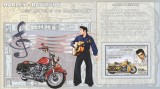 Congo 2006 - Transporturi , Muzica , motociclete Harley Davidson , Elvis Presley , colita dantelata
