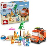 LEGO&reg; Bluey - Calatoria familiei lui Blue cu masina la plaja 11202, 133 piese