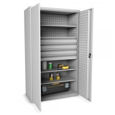 DULAP METALIC PENTRU SCULE CU 4 SERTARE SI 3 RAFTURI 1000x500x1900 mm (LxlxH), EXTRA
