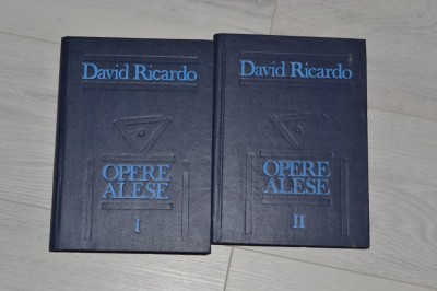 David Ricardo - Opere alese (2 volume) foto