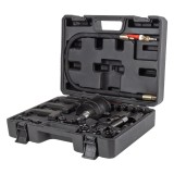 Extractor pneumatic pentru injectoare intepenite 24 piese AMiO, pentru motoare diesel Common Rail Bosch Delphi Denso Siemens/VDO, presiune de lucru