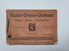 rar Album Foto Hutterer Geza, Kazan -Orsova-Vaskapu (Cazanele Dunarii), 1899 foto