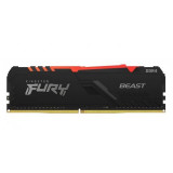 Memorie Fury Beast RGB 8GB (1x8GB) DDR4 3200MHz CL16, Kingston