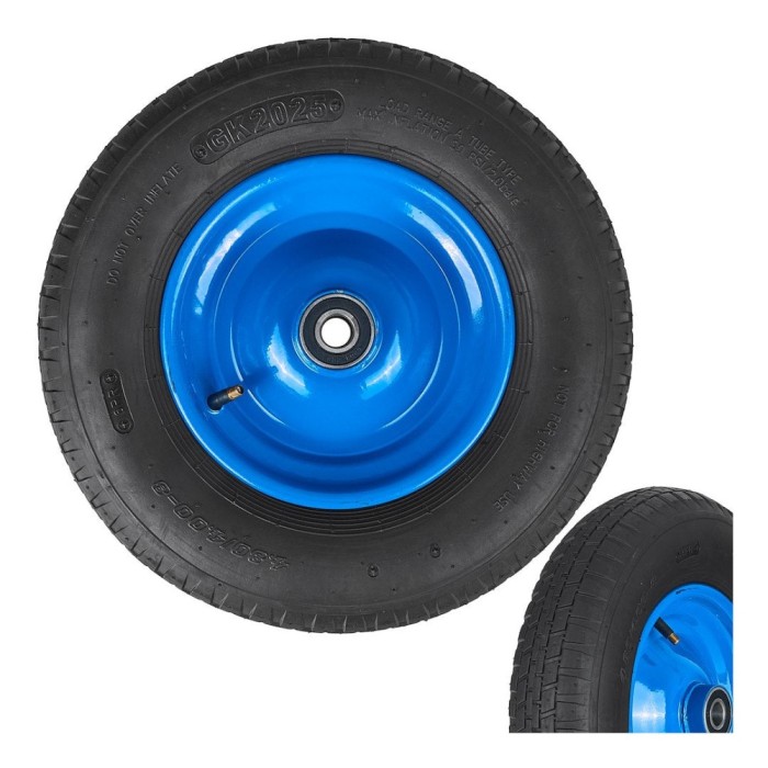 Roata pentru roaba, 4.00-8 6PR, 20 mm (fara ax), Geko G71029