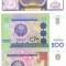 Bancnota Uzbekistan 100, 200 si 500 Sum 1994-99 - P79-81 UNC