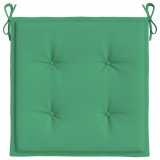 Perne scaune gradina 2 buc. verde 40x40x3 cm tesatura Oxford GartenMobel Dekor, vidaXL