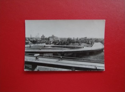 CARTE POSTALA - RPR - PLOIESTI - VEDERE DE PE AUTOSTRADA SPRE GARA DE SUD foto