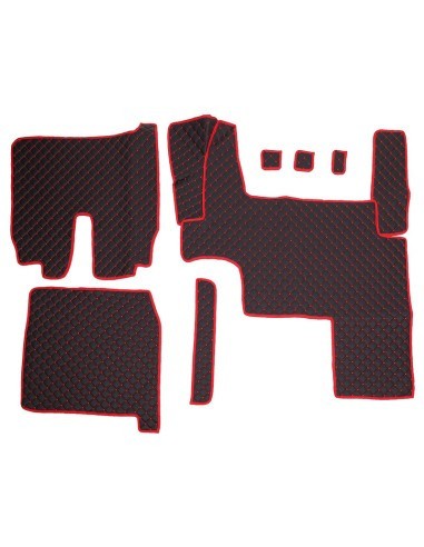 Set Covorase Piele Ecologica Truck Umbrella Pentru Man Tgx Euro 5 Negru
