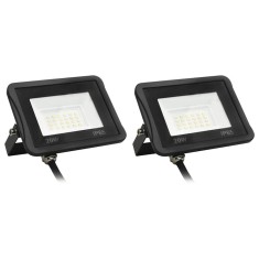 Proiectoare cu LED, 20 W, 2 buc., alb rece foto