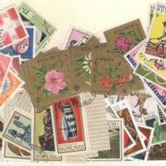 BURUNDI.Lot peste 80 buc. timbre stampilate serii si deparaiate DL.5
