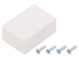Carcasă Universală ABS Albă 23x33x16mm