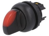 Comutator Rotativ 22mm Roșu
