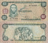 1982 , 2 dollars ( P-65b ) - Jamaica