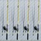 SET 4 Lansete ROBINHAN BOLENTINO PLUS 2.40m + 4 Mulinete SAIMINO X4000