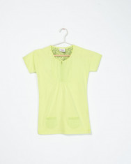 Bluza din bumbac cu maneca scurta pentru fete N903331001 foto