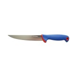 Cutit de transat si injunghiat profesional 18cm, lama otel 5Cr15MoV, maner Nylon albastru-rosu Breckner Germany