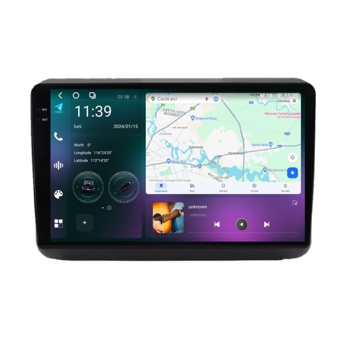 Navigatie dedicata cu Android Jeep Grand Cherokee IV 2014 - 2021, 12GB RAM,