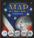 Statehood Quarters Collector&#039;s Map: Plus the District of Columbia and United States Territories