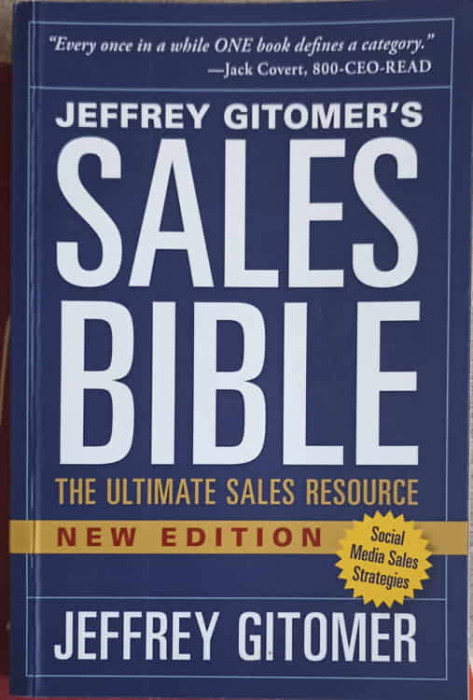 SALES BIBLE. THE ULTIMATE SALES RESOURCE-JEFFREY GITOMER